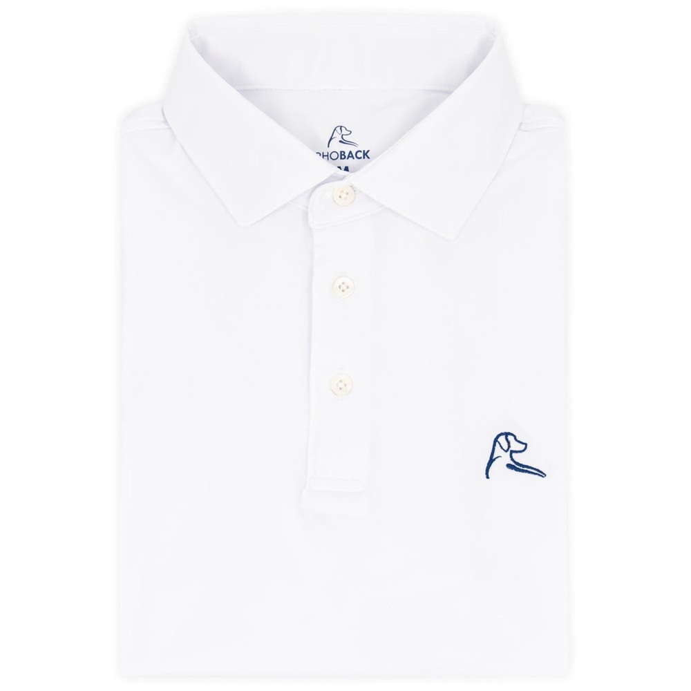 RhoBack Men's Short Sleeve Performance Polo